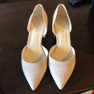 Nude Nine West D’Orsay Block Heel